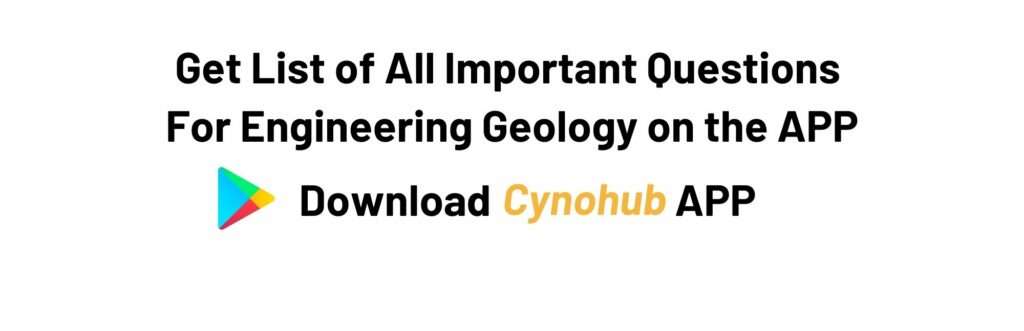 JNTUK R20 B.tech Engineering Geology Syllabus