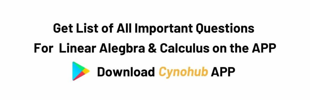JNTUA R20 Linear Algebra & Calculus