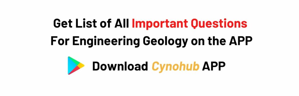 Engineering Geology Syllabus