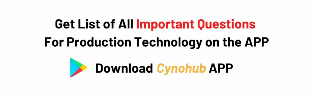Production Technology Syllabus for JNTU-H